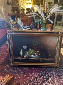 Edith Van Alstyne — Oriental Mood — Oil Still Life Painting