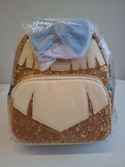Disney Princess Sequin Collection Pocahontas Loungefly Backpack and Wallet