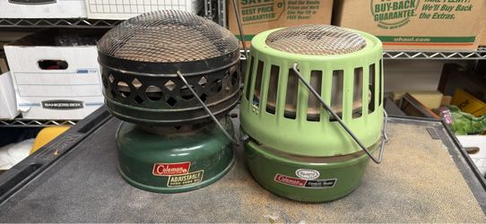 Vintage gas heaters a lot of two