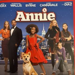 ANNIE (Blu-Ray-2014) Quvenzhané Wallis + Jamie Foxx + Cameron Diaz + Mika Kuniz!