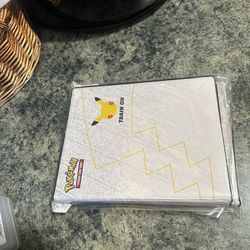 Pokemon 25th Anniversary First Partner Collector's Binder w/ jumbo Pikachu card