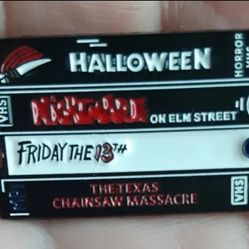 Halloween Horror Movies Pin 