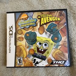 SpongeBob: The Yellow Avenger - Nintendo DS (CIB, Complete in Box)