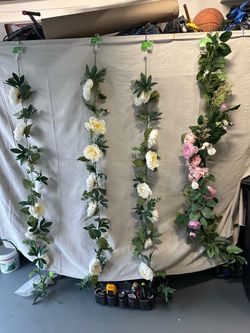 Artificial Flower Garlands Set of 4
