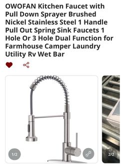 Kitchen sink faucet