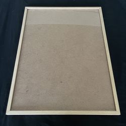 18x24” Natural Wood Frame – Solid Wood with Acrylic Front