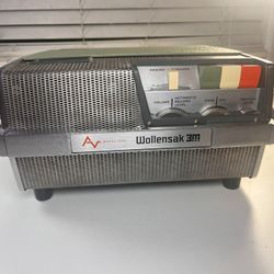 Vintage Wollensak 3M 1520 AV Reel-to Reel Tape Recorder Tested And Working Comes With Mic 