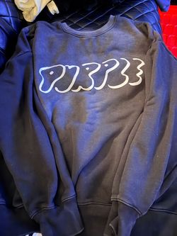 Purple Brand Black Crewneck Sweatshirt
