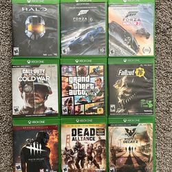 Xbox one games - prices vary. Pick up only!