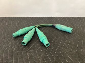 Camlok Ground Squid/Splitter Green 1 Male To 3 Female
