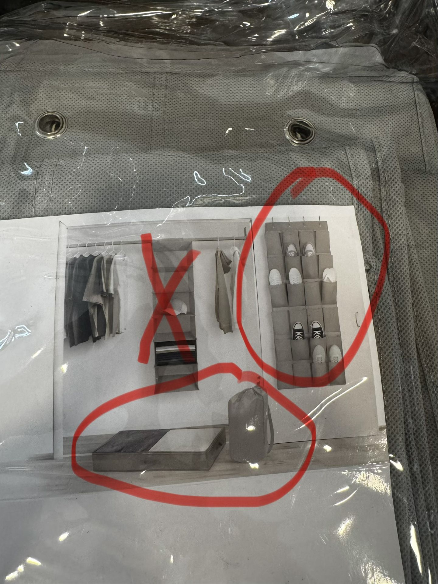 New 3 Piece Closet Organization 