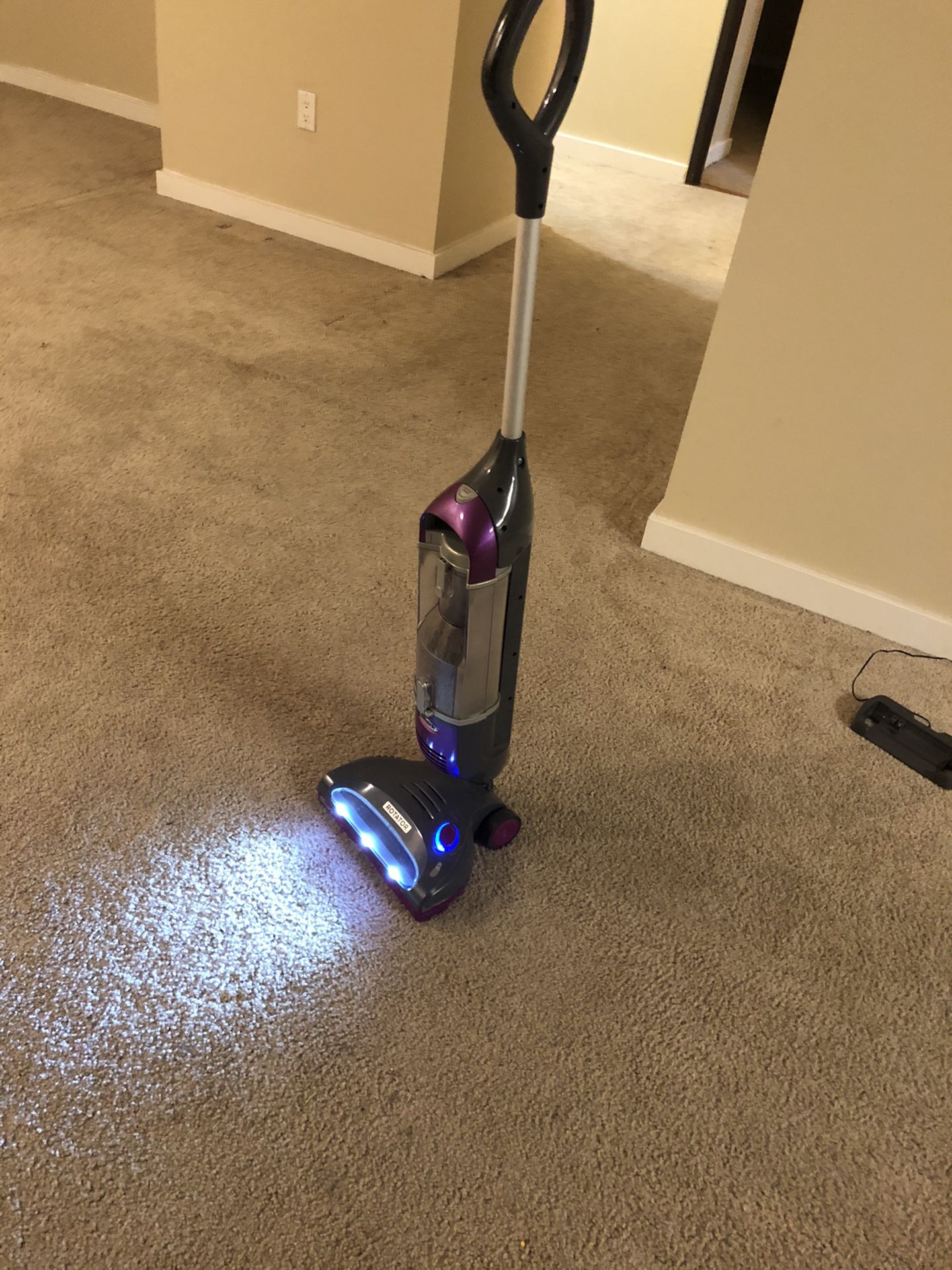 Cordless Shark Rotator Vacuum with LED lights and Charger