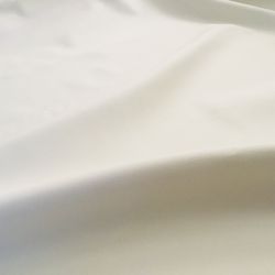 Drapery/Upholstery Fabric. Faux Leather. Off White