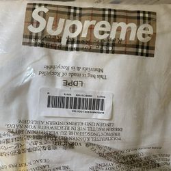 Supreme Burberry Box Logo