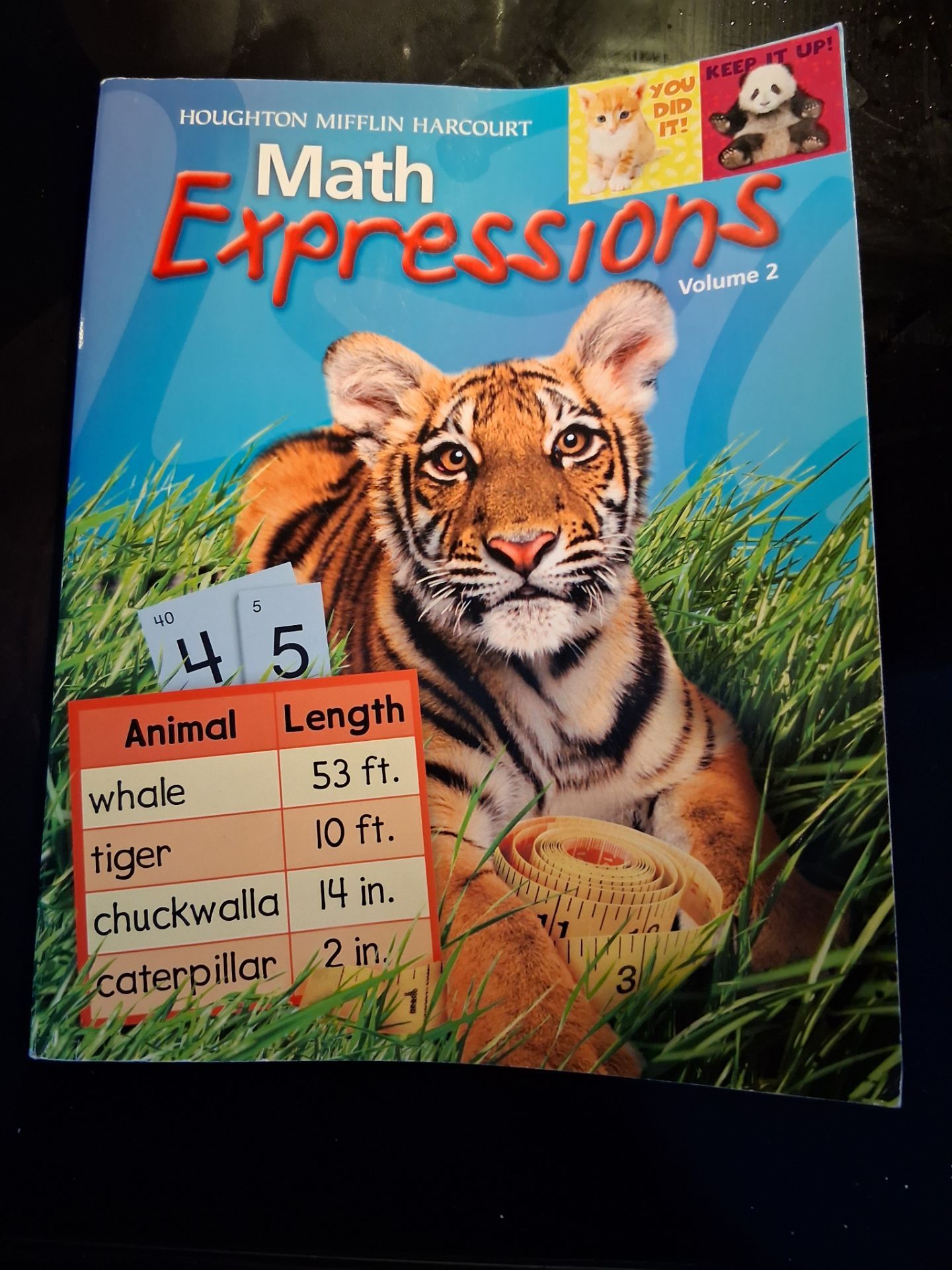 Math student activity book