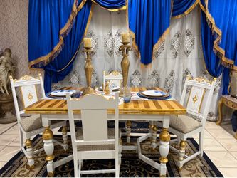 Farmhouse’s dining table 5 pieces