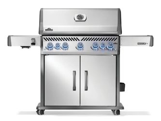 NEW! NAPOLEON Rogue Stainless Steel Propane Grill with Infrared Side and Rear Burner Model # RPS625RSIBPSS-2