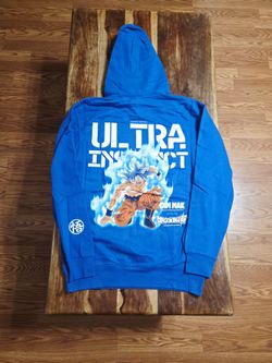 Dim Mak x Dragon Ball Super "Ultra Instinct" Goku Hoodie - Royal Blue - Size Med