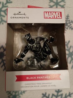 NIB Black Panther Ornament Marvel Christmas