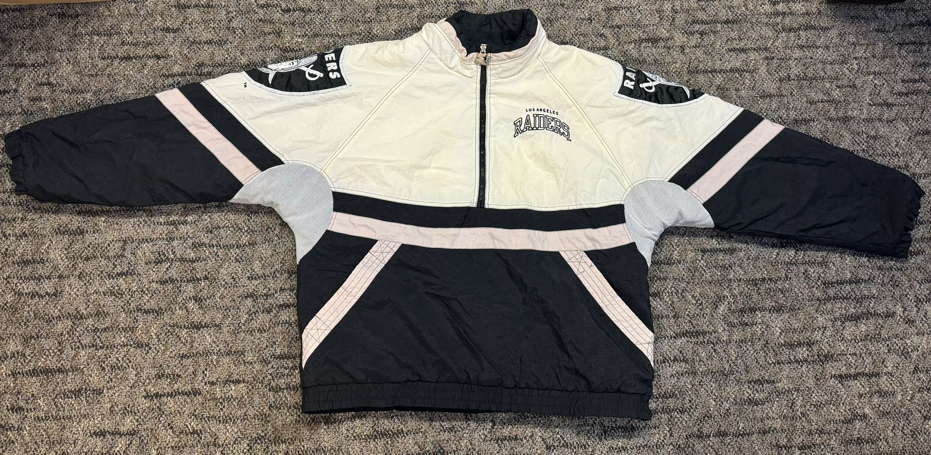 1990s Los Angeles Raiders Starter Pro Line NFL Puffy Jacket Xl 