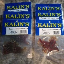 Lot of 6 packs Crappie Soft Baits