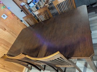 Dining table with chairs