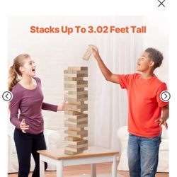 LONGGAME Tumble Timber Toy Block Game 
