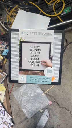 16’ x 16’ Letter board
