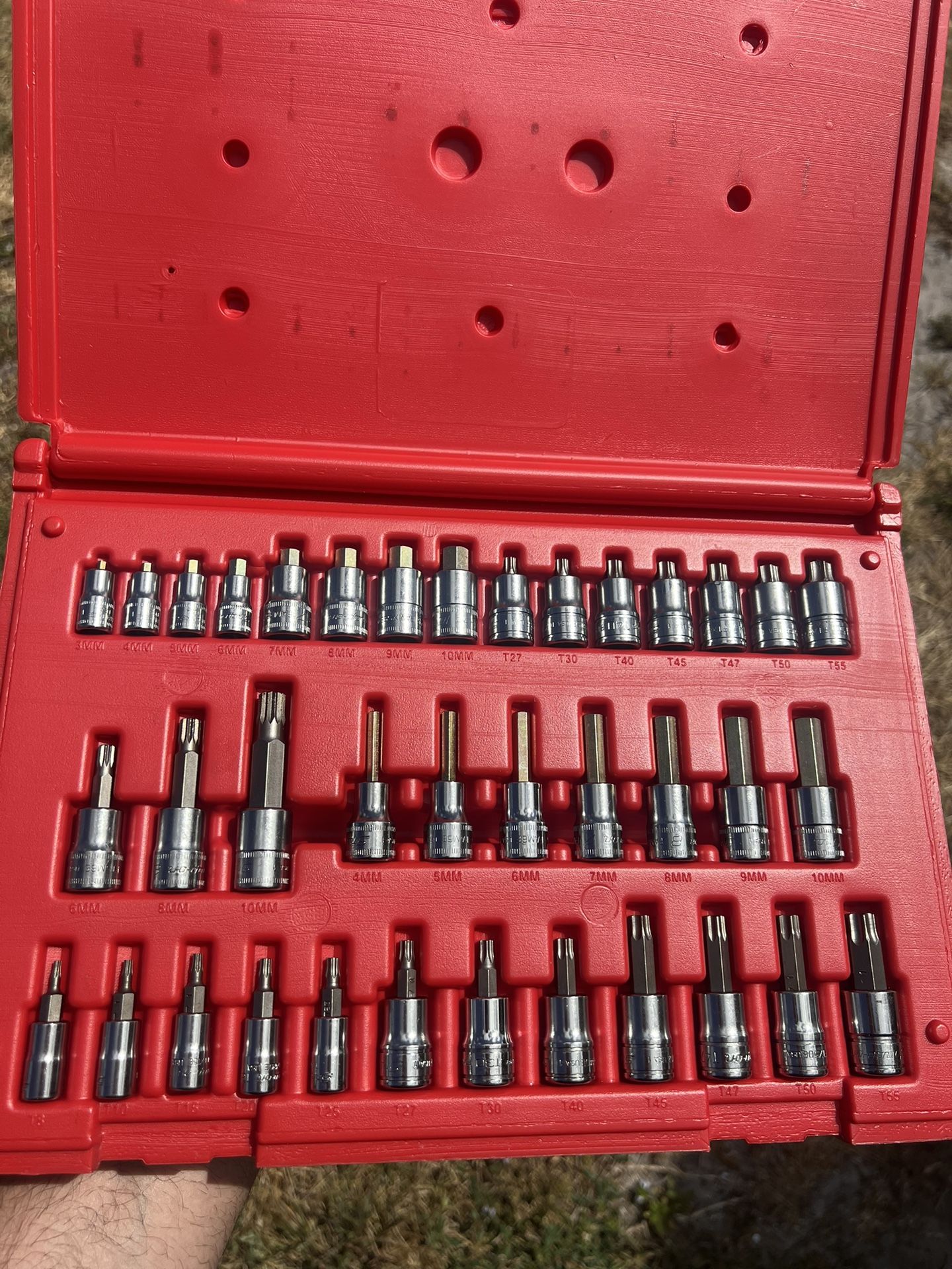 Brand New Snap-On 37pc Hex & Torx Socket Set 1/4" & 3/8" Drive - 237HEXTORXST