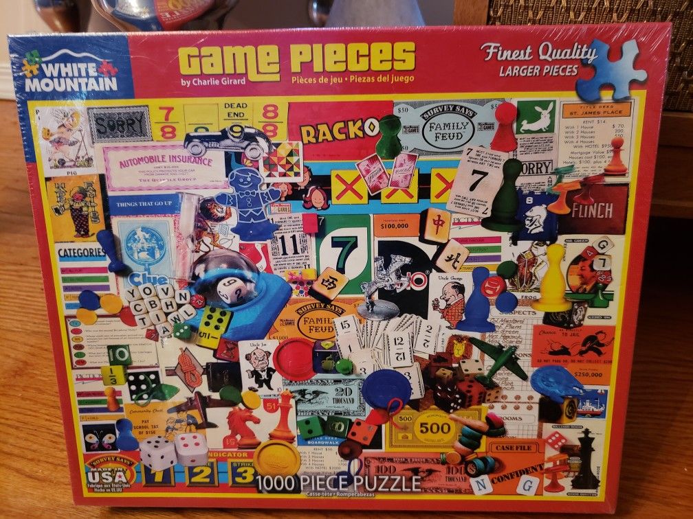 Game Pieces 1,000 Piece Puzzle