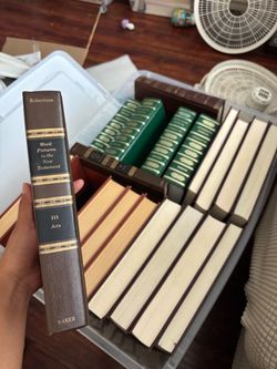 10 boxes full of theology books