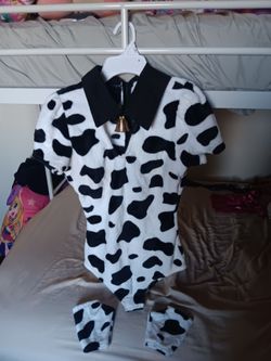 RAVE WEAR... Cow Costume Jumpsuit with Bell