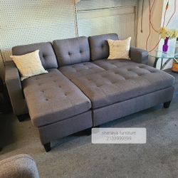 Gray Comfortable Sofa Sleeper New