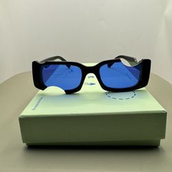 Off-White Cady Style Sunglasses - Black/Blue