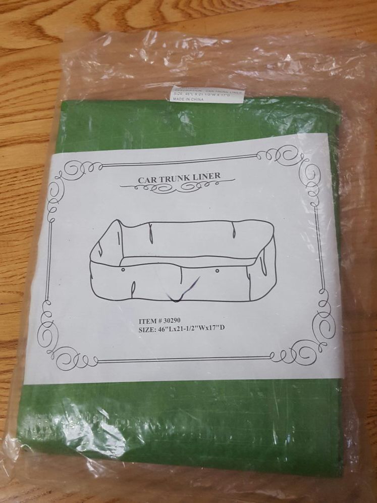 NEW (seal) car trunk organizer / liner Measurements: 46" L x 21" W x 17"D