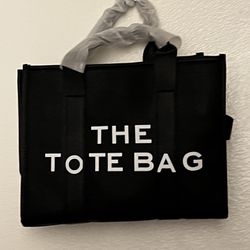 New black purse the tote bag 
