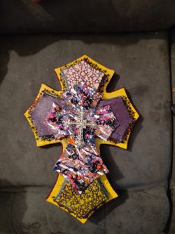 Hand Painted cross