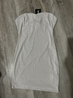 Silver Mini Dress