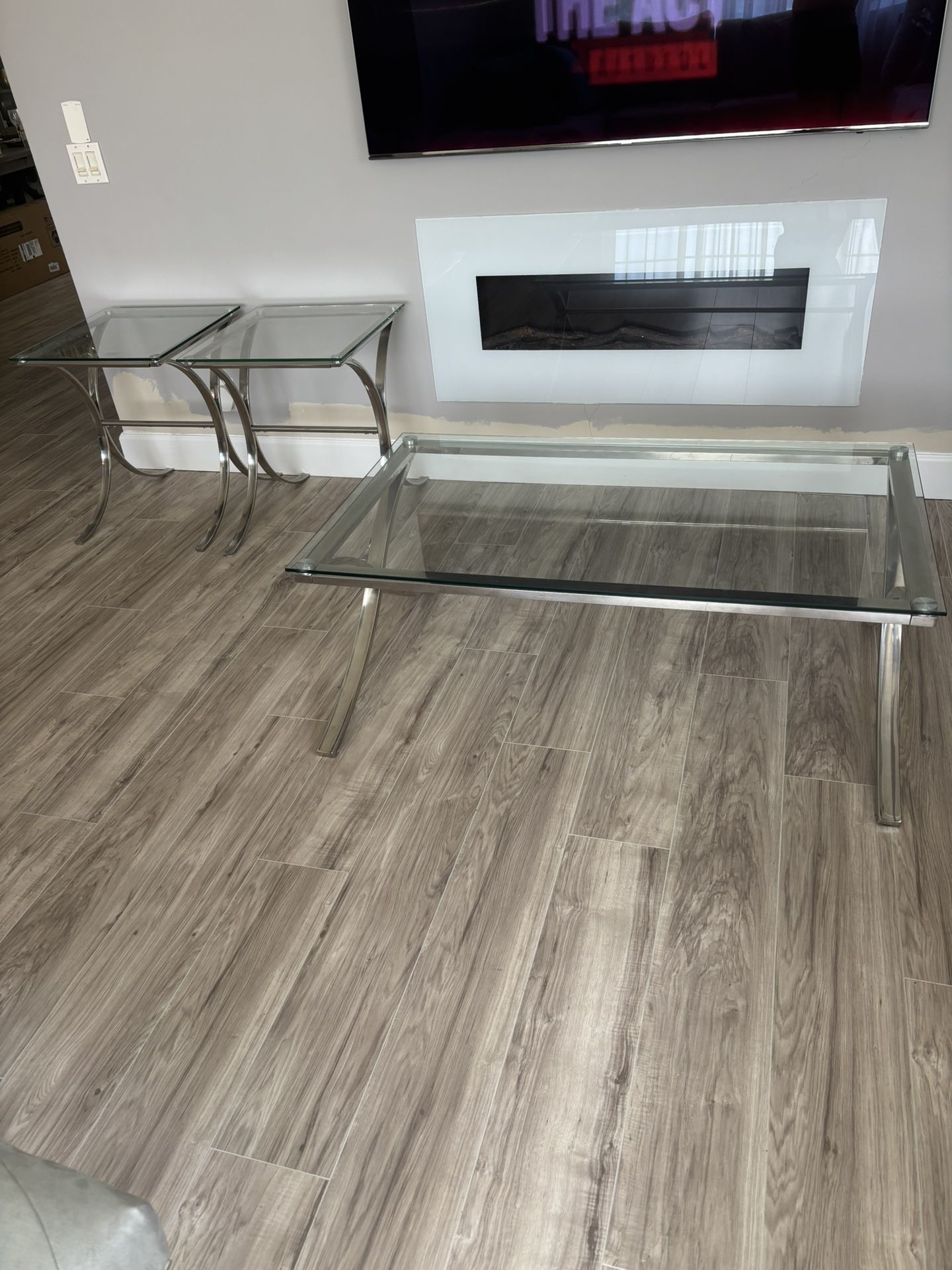 MIRROR COFFEE TABLE CONSOLE END TABLES AND BENCH
