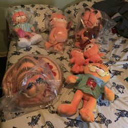 Garfield Plushie Lot 