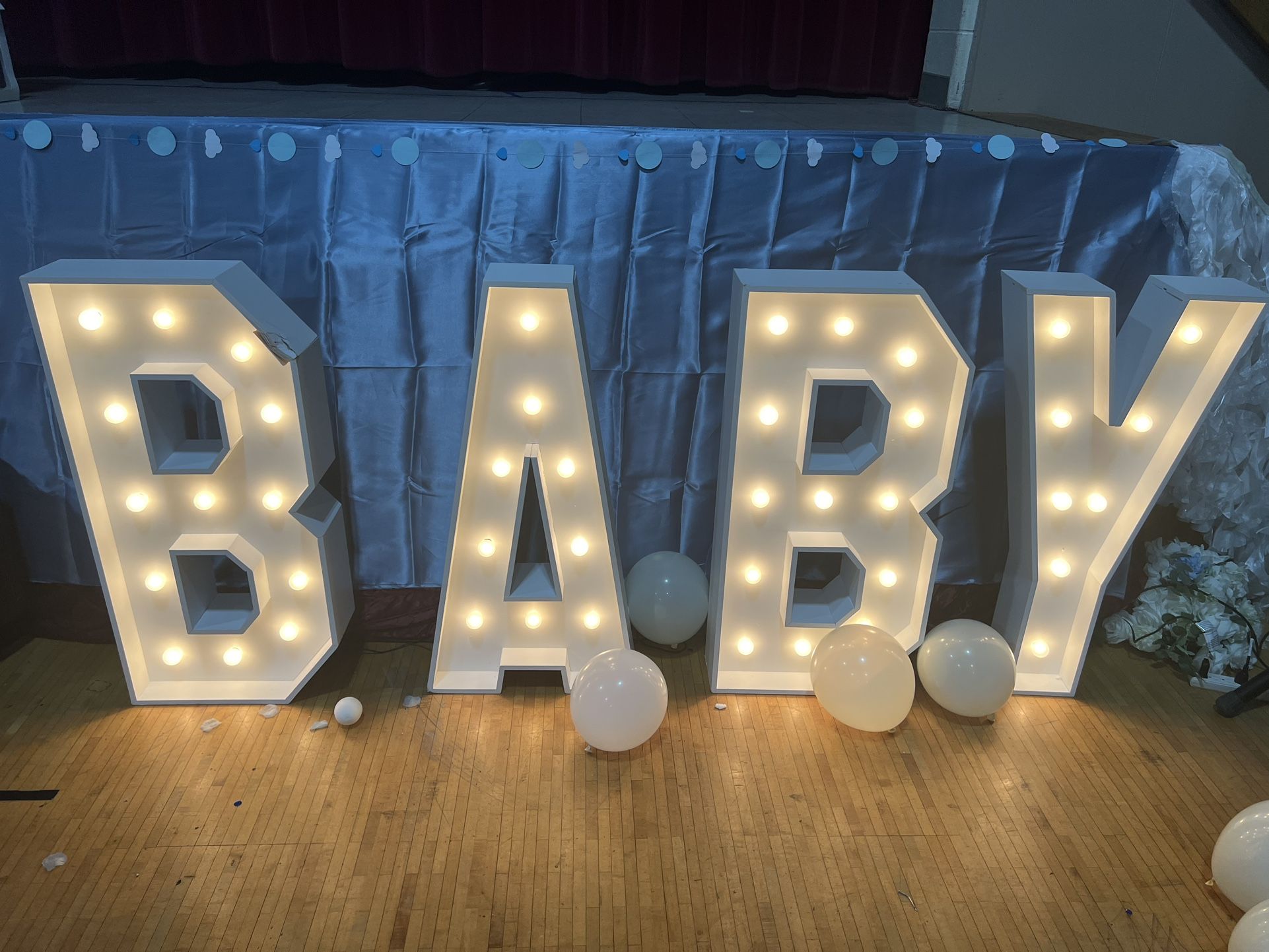 Wood Marque Letter