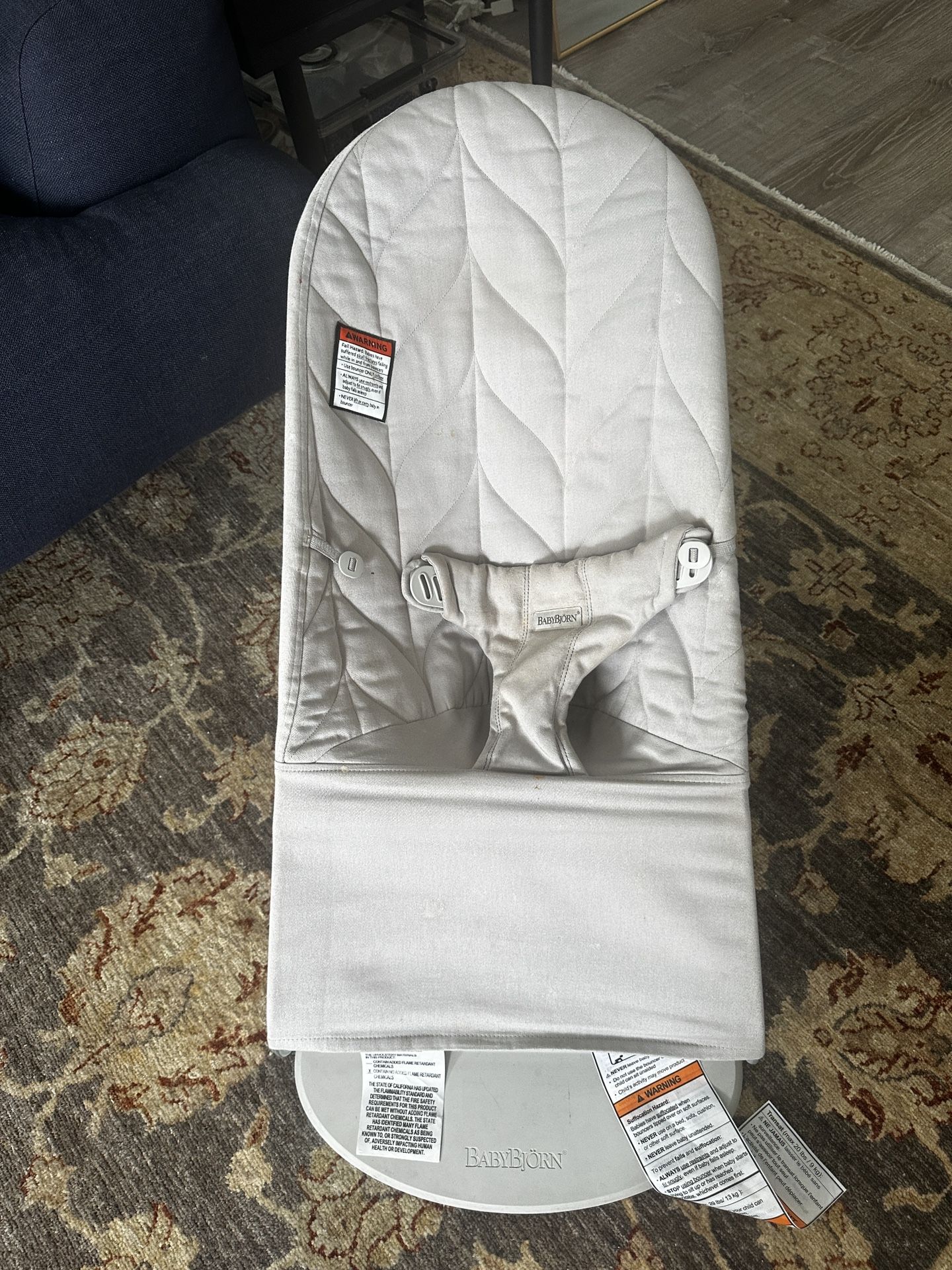 Perfect Condition - Gray BabyBjörn Bouncer