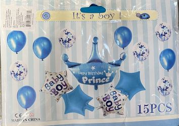 Happy Birthday Boy Balloon Set 