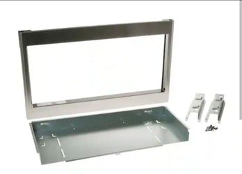 GE 27 in. Built-In Microwave Trim Kit in Stainless Steel JX827SFSS