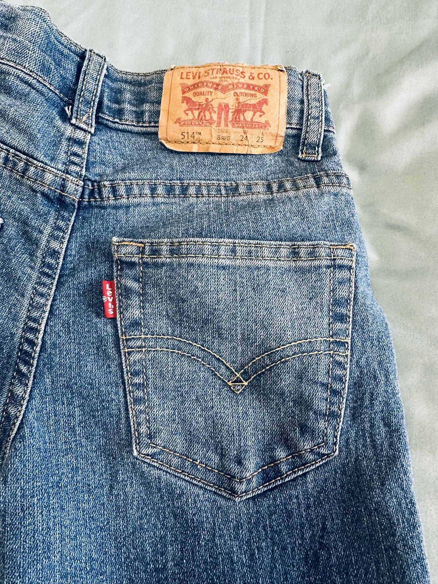 Levi's 514 Jeans Kids Size 8 Regular Performance 514 Straight