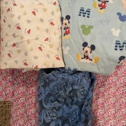 Toddler Bed/Crib Sheets (x3)
