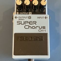 Boss CH-1 Super Chorus (Dark Gray Label) 2001 - Present - Blue
