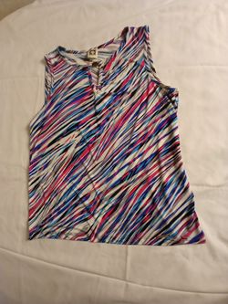 Vince Camuto Sleeveless Striped Tank Top