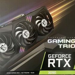 MSI GeForce RTX 3090 GAMING X TRIO 24GB GDDR6X Graphics Card