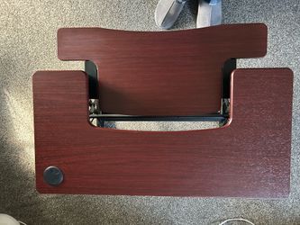 Standing desk converter